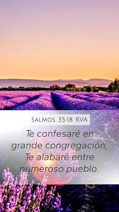Salmos 35:18 RVA Bible Verse Image