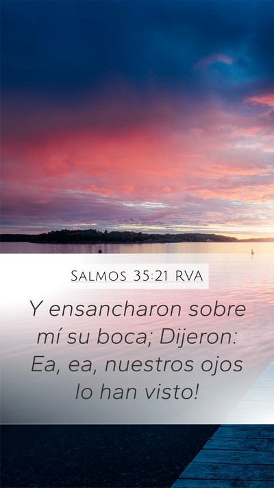 Salmos 35:21 RVA Bible Verse Image
