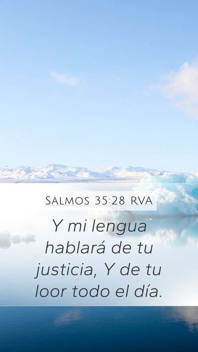 Salmos 35:28 RVA Bible Verse Image