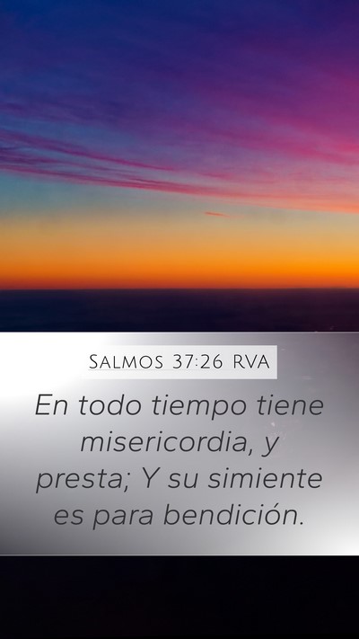 Salmos 37:26 RVA Bible Verse Image