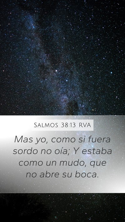 Salmos 38:13 RVA Bible Verse Image