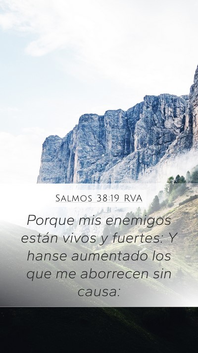 Salmos 38:19 RVA Bible Verse Image