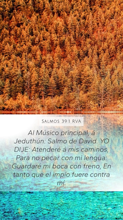 Salmos 39:1 RVA Bible Verse Image