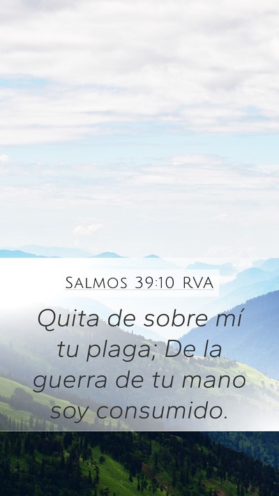 Salmos 39:10 RVA Bible Verse Image