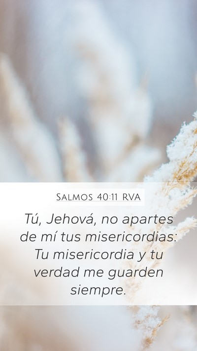 Salmos 40:11 RVA Bible Verse Image