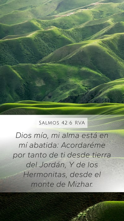 Salmos 42:6 RVA Bible Verse Image