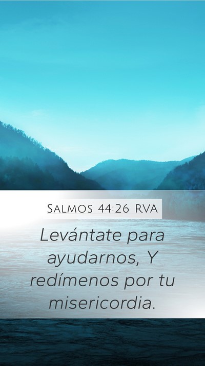 Salmos 44:26 RVA Bible Verse Image