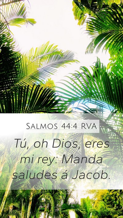 Salmos 44:4 RVA Bible Verse Image