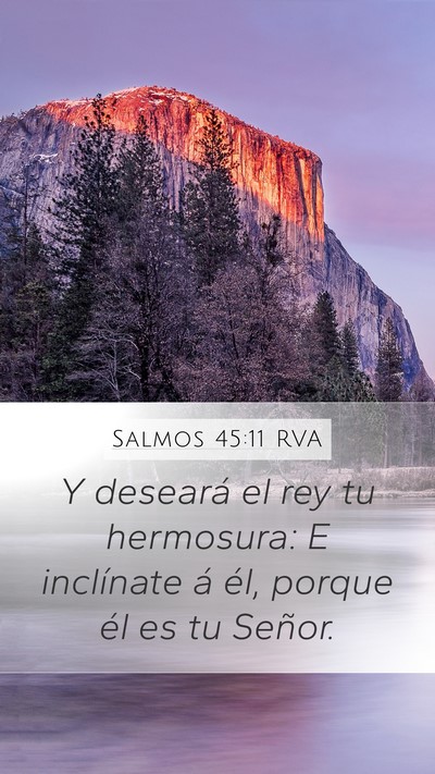 Salmos 45:11 RVA Bible Verse Image