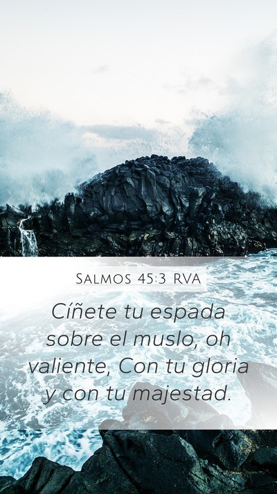 Salmos 45:3 RVA Bible Verse Image