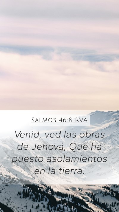 Salmos 46:8 RVA Bible Verse Image