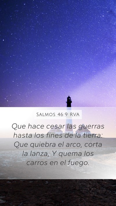 Salmos 46:9 RVA Bible Verse Image