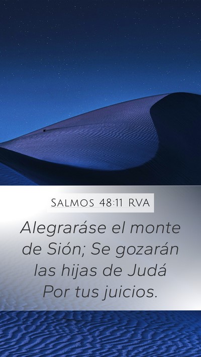 Salmos 48:11 RVA Bible Verse Image