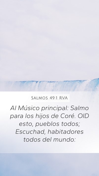 Salmos 49:1 RVA Bible Verse Image