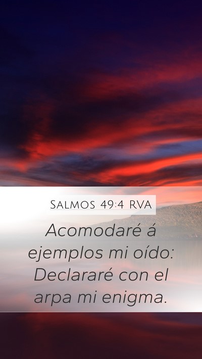 Salmos 49:4 RVA Bible Verse Image