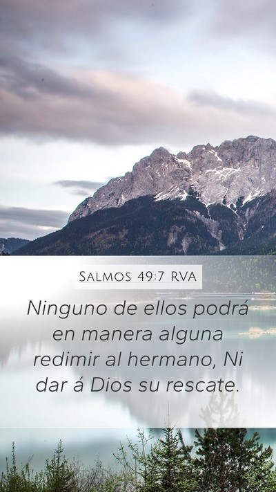 Salmos 49:7 RVA Bible Verse Image