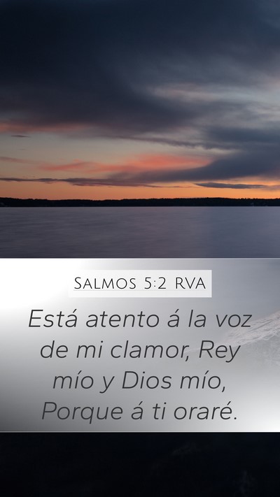 Salmos 5:2 RVA Bible Verse Image
