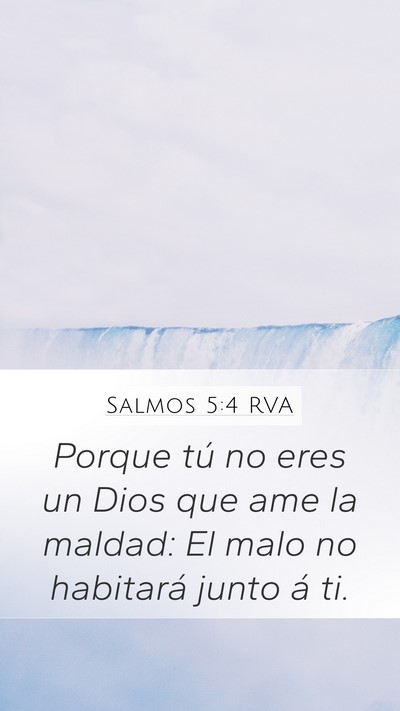 Salmos 5:4 RVA Bible Verse Image