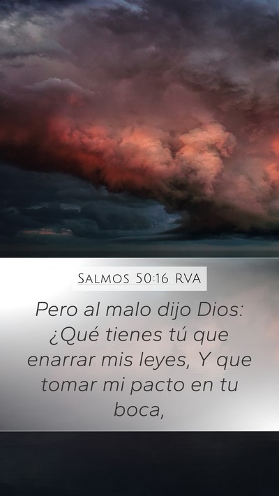 Salmos 50:16 RVA Bible Verse Image