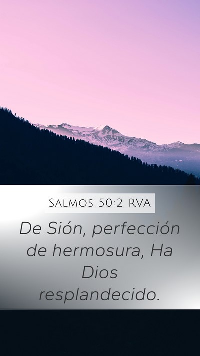 Salmos 50:2 RVA Bible Verse Image