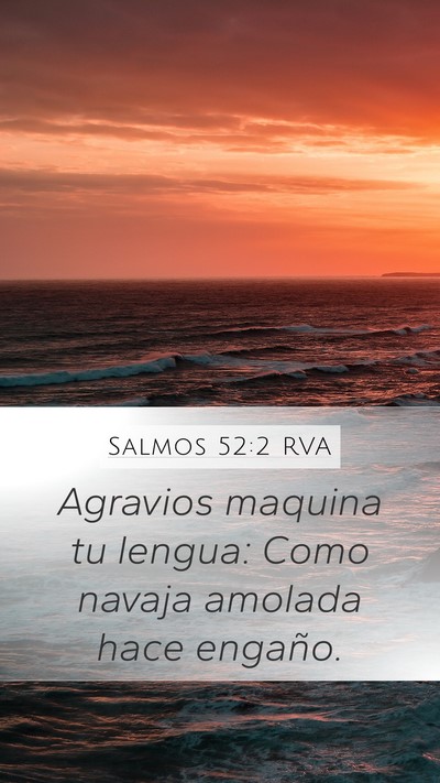 Salmos 52:2 RVA Bible Verse Image