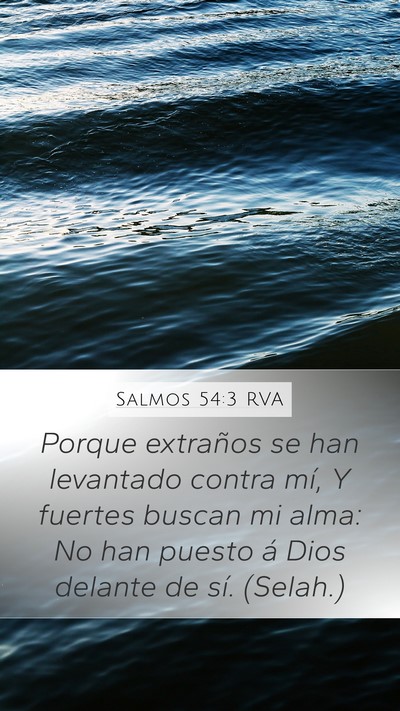 Salmos 54:3 RVA Bible Verse Image