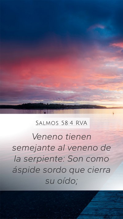 Salmos 58:4 RVA Bible Verse Image
