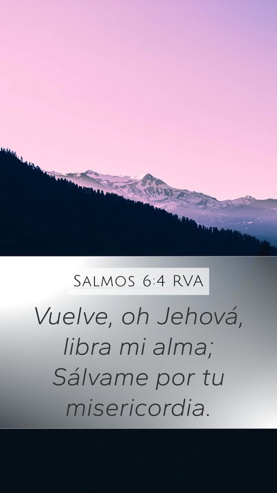 Salmos 6:4 RVA Bible Verse Image