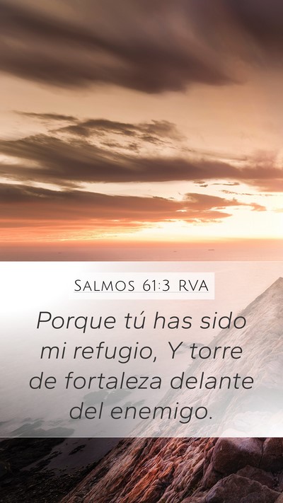 Salmos 61:3 RVA Bible Verse Image