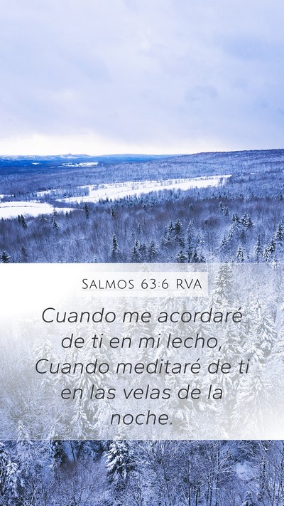 Salmos 63:6 RVA Bible Verse Image