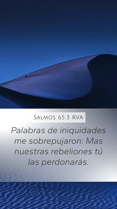 Salmos 65:3 RVA Bible Verse Image