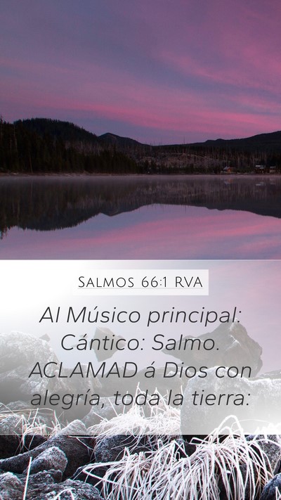 Salmos 66:1 RVA Bible Verse Image