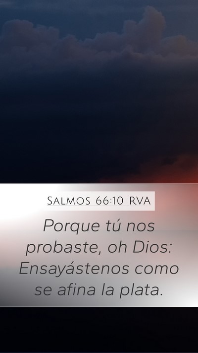 Salmos 66:10 RVA Bible Verse Image