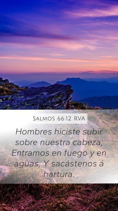 Salmos 66:12 RVA Bible Verse Image
