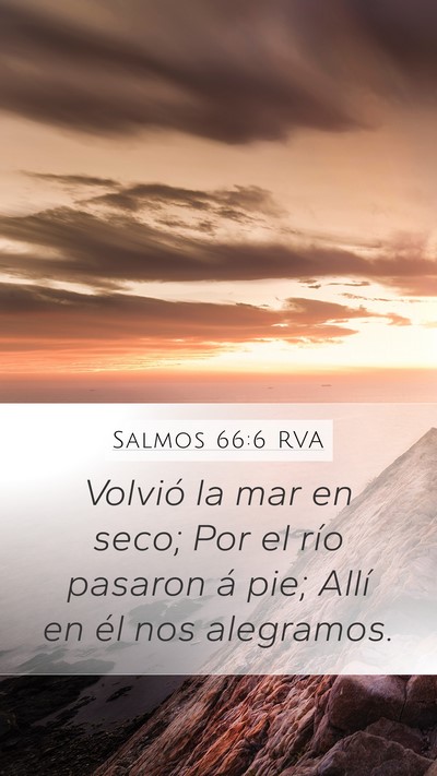 Salmos 66:6 RVA Bible Verse Image