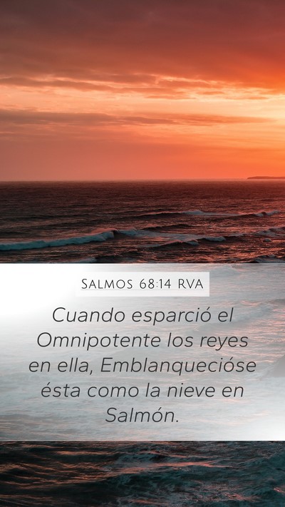 Salmos 68:14 RVA Bible Verse Image
