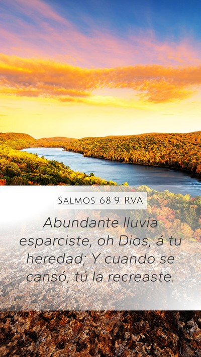 Salmos 68:9 RVA Bible Verse Image