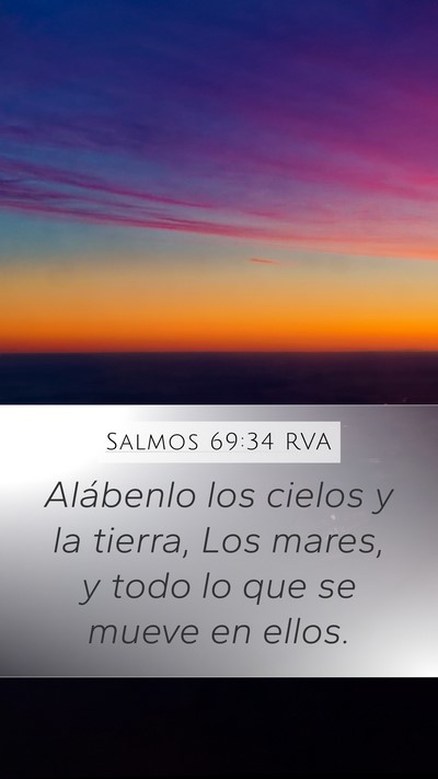 Salmos 69:34 RVA Bible Verse Image