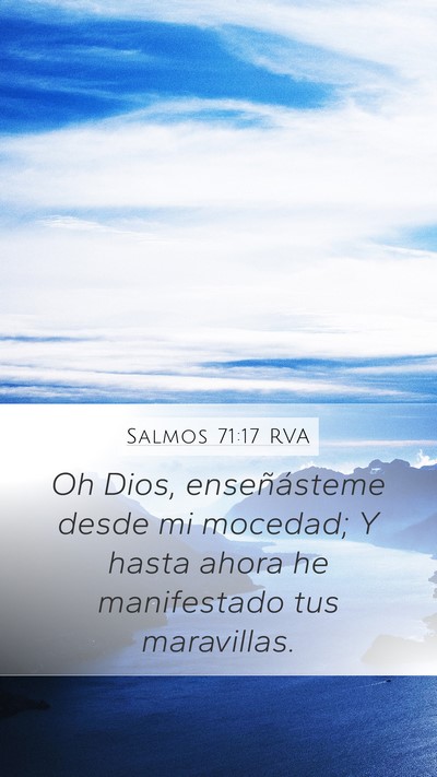 Salmos 71:17 RVA Bible Verse Image