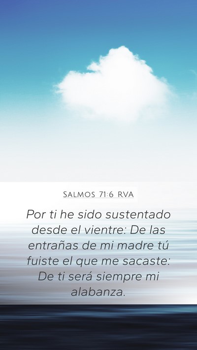 Salmos 71:6 RVA Bible Verse Image