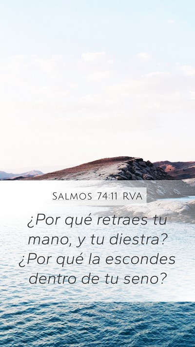 Salmos 74:11 RVA Bible Verse Image