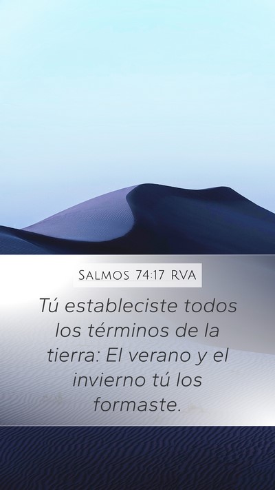 Salmos 74:17 RVA Bible Verse Image