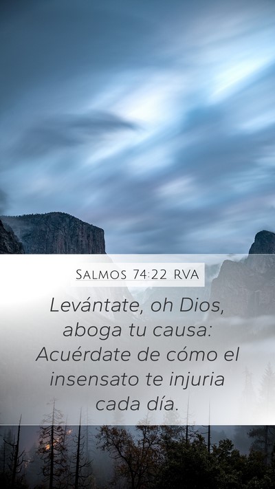 Salmos 74:22 RVA Bible Verse Image