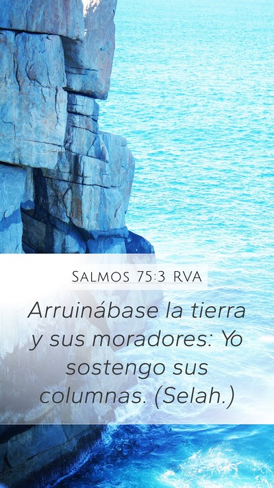 Salmos 75:3 RVA Bible Verse Image