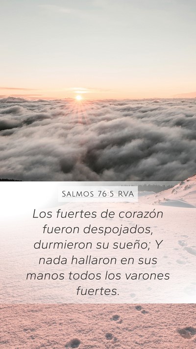 Salmos 76:5 RVA Bible Verse Image