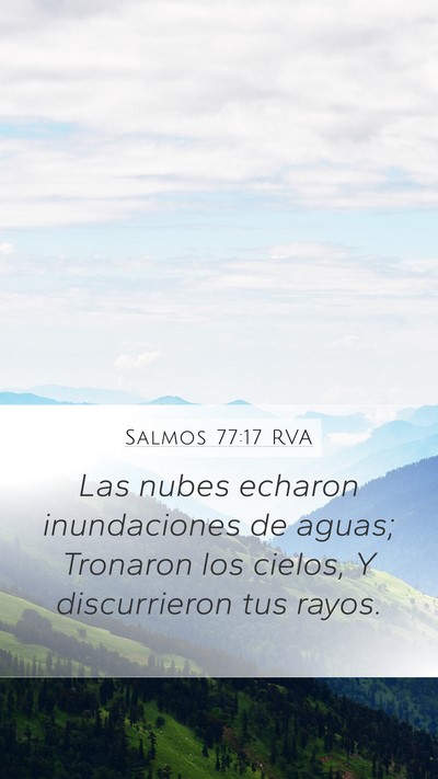 Salmos 77:17 RVA Bible Verse Image