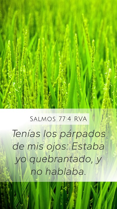 Salmos 77:4 RVA Bible Verse Image