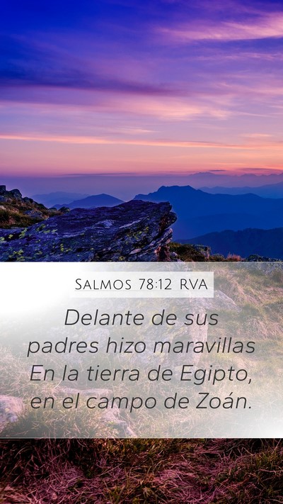 Salmos 78:12 RVA Bible Verse Image