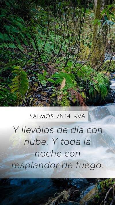 Salmos 78:14 RVA Bible Verse Image
