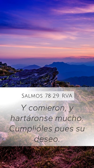 Salmos 78:29 RVA Bible Verse Image